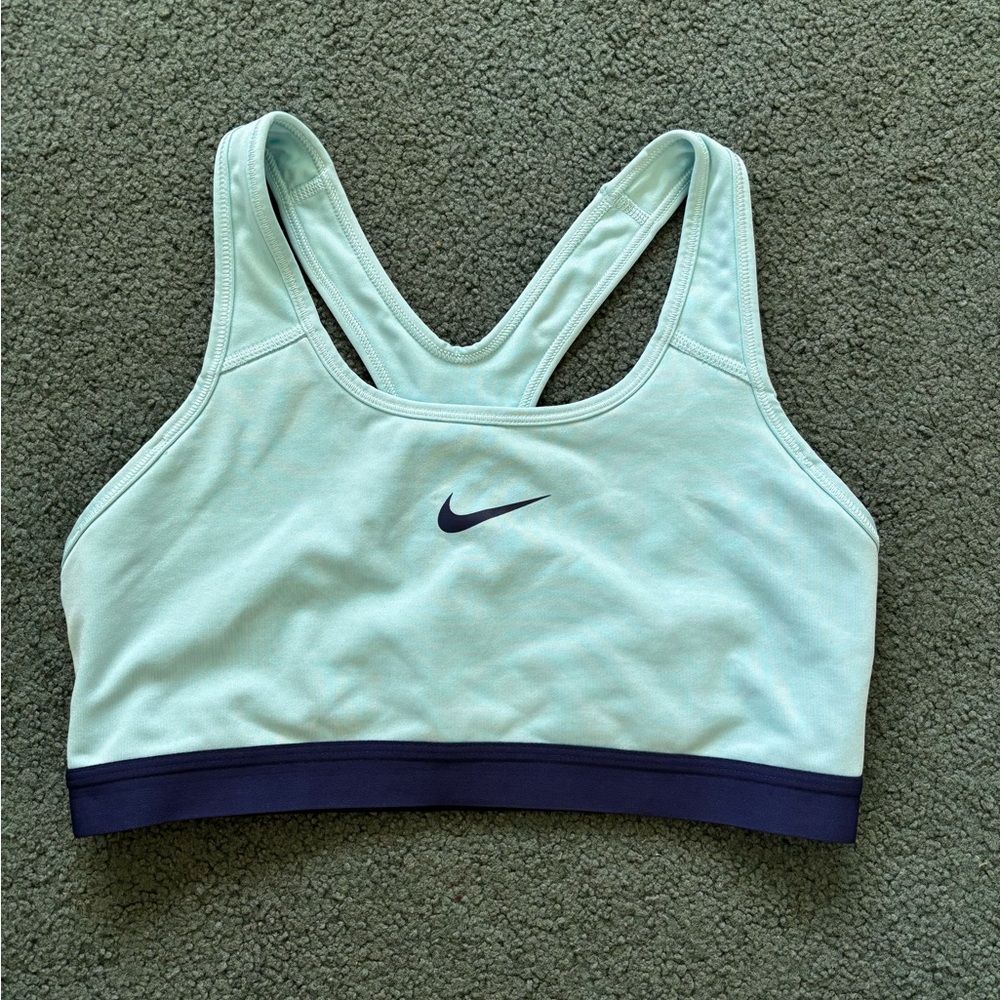 Nike Women's Light Blue Sports Bra